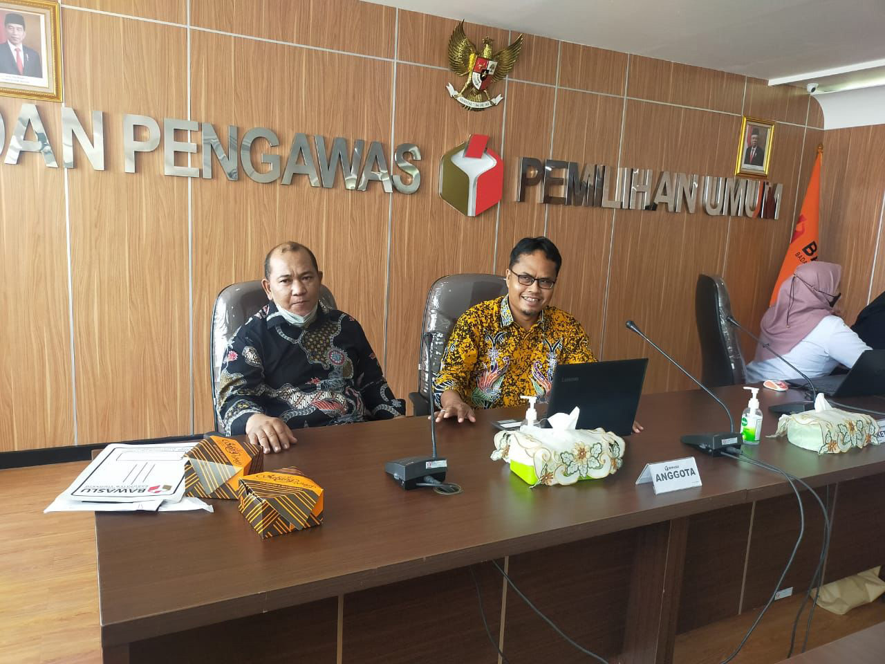 Kordiv PHL hadiri Rapat Evaluasi Program Kerja Divisi Pengawasan Tahun 2021 dan Koordinasi Persiapan Pengawasan Pemilu Tahun 2024 di Kantor Bawaslu RI