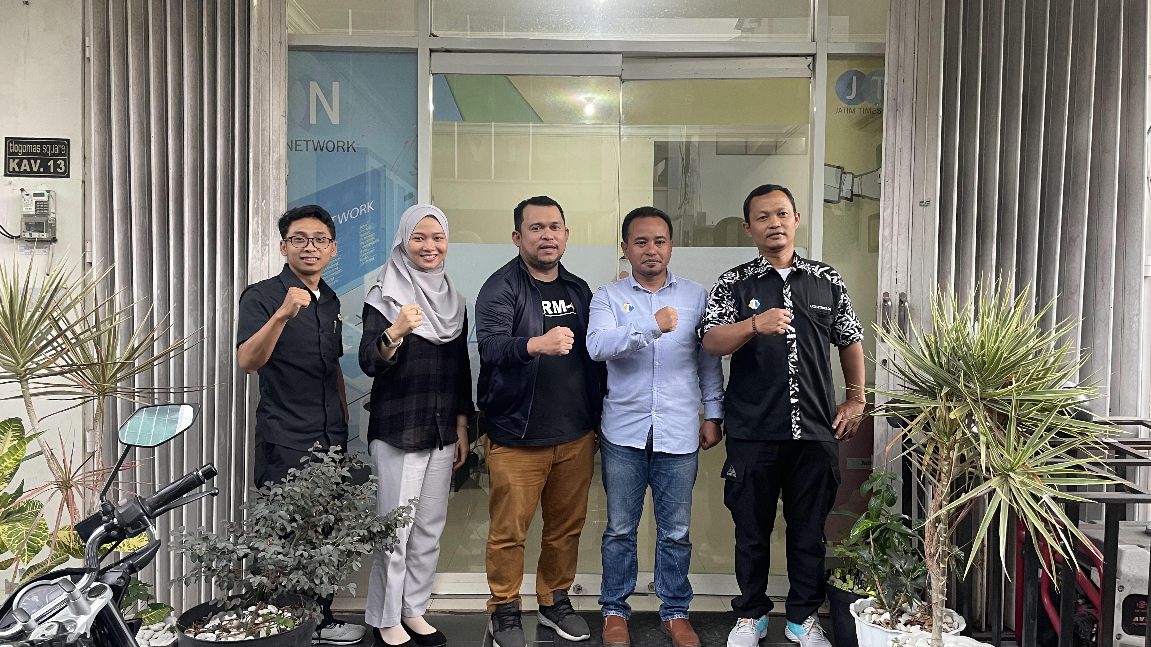 Media Visit ke Jatim Times Group, Hazairin Sampaikan Pentingnya Peran Media Sebagai Mitra Bawaslu dalam Menyampaikan Informasi