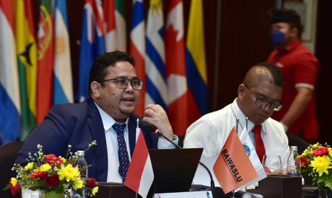 Forum Penyelenggara Pemilu Dunia, Bagja Sampaikan Cara Indonesia Siapkan Pemilu 2024