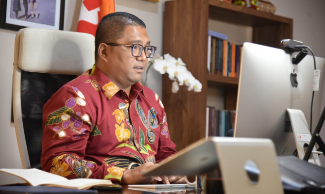 Webinar Bersama Pacific Forum International, Fritz Sampaikan Partisipasi Masyarakat di Pilkada 2020