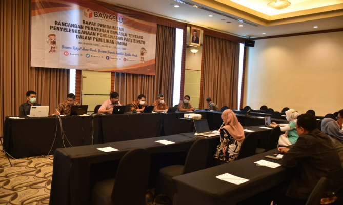 Matangkan Draf Perbawaslu Pengawasan Partisipatif, Masyarakat Diharapkan Lebih Peduli Awasi Pemilu 2024