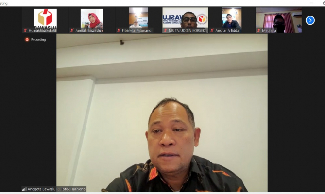 Pakta Integritas Daerah Berikan Rasa Aman Peserta Pemilu, Totok Ingatkan Pengawas Bekerja Profesional dengan Semangat Gotong-Royong