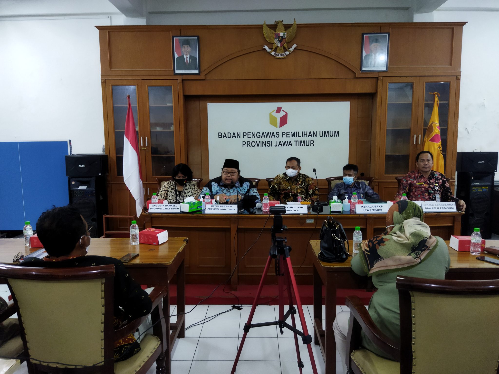 Bawaslu Jatim Evaluasi Pelaporan Program Kerja dan Sistem Pengendalian Internal