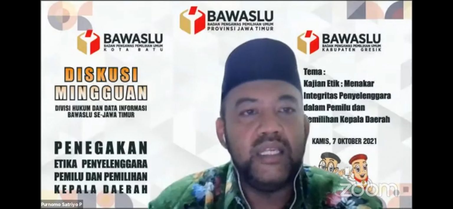 Seri ke-17, Bawaslu se-Jatim Bedah Penegakan Etika Penyelenggara Pemilu