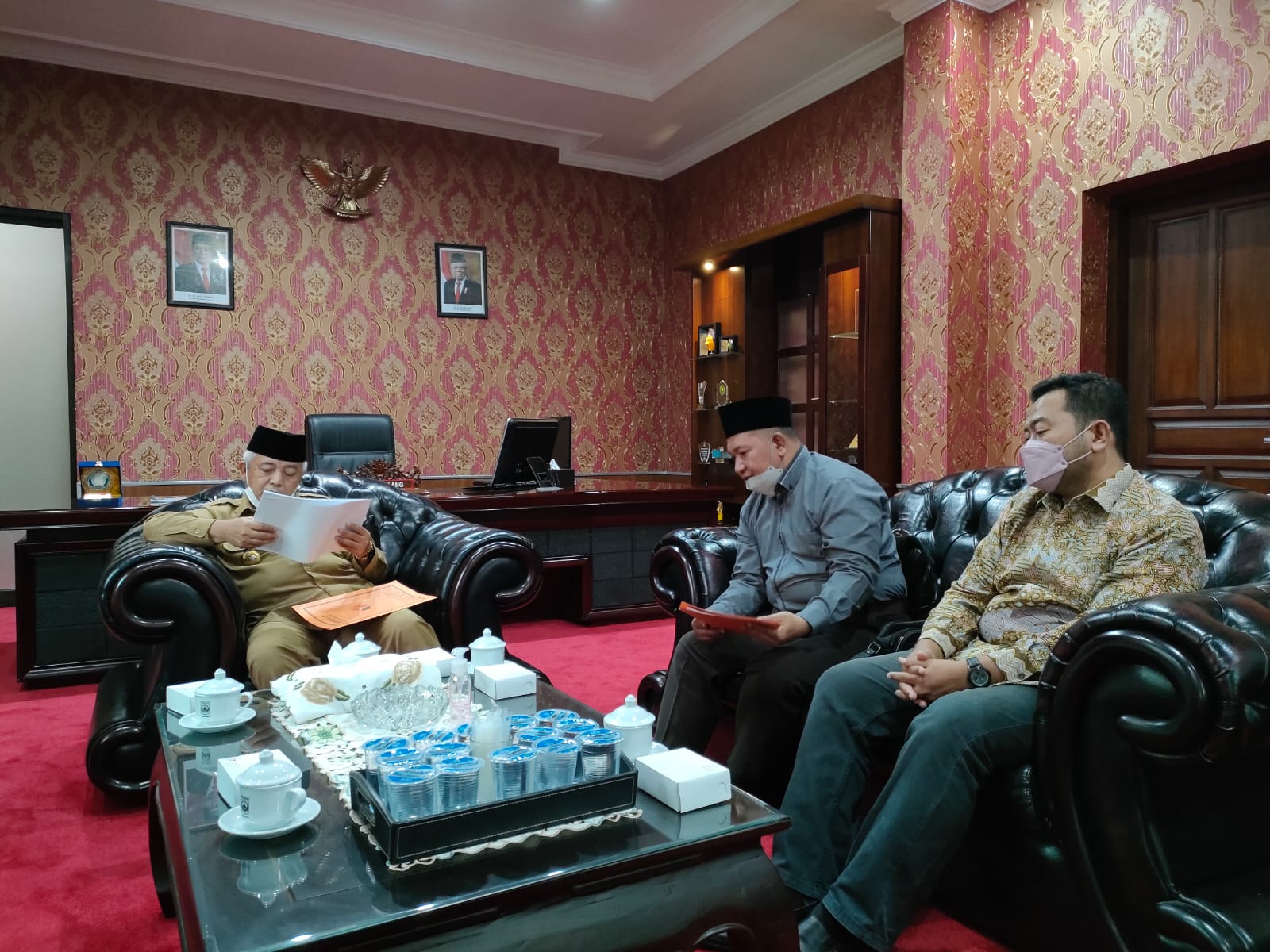 Bawaslu Kabupaten Malang Audiensi dengan Bupati Malang Persiapan Pilkada Tahun 2024