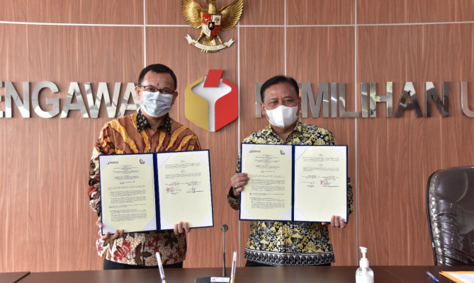 Kembangkan Kualitas Penegakan Hukum Pemilu, Bawaslu dan APHTN- HAN Tandatangani Nota Kesepahaman