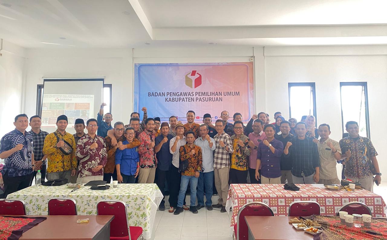 BAWASLU KABUPATEN MALANG HADIRI RAPAT PEMETAAN POTENSI PELANGGARAN TAHAPAN DCS PEMILU 2024