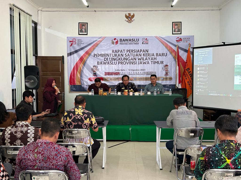 BAWASLU MALANG HADIRI RAPAT PERSIAPAN PEMBENTUKAN SATKER BARU