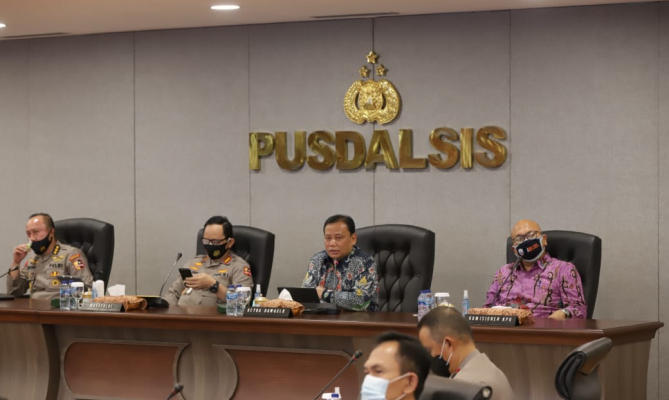 Hadiri Rakor Dengan Polri, Abhan Minta Pokja Serius Kawal Pilkada 2020