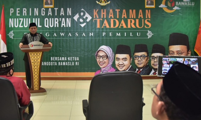 Satu Bulan Berlangsung, Program Tadarus Pengawasan Pemilu Ditutup