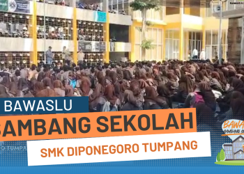Bawaslu Sambang Sekolah SMK Diponegoro Tumpang
