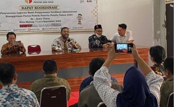 Bawaslu se-Jatim Rancang Laporan Pengawasan Verifikasi Administrasi Keanggotaan Parpol