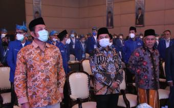 Hadiri Pelantikan Demokrat, Aang Harap Partai Politik Bersinergi dengan Penyelenggara Pemilu