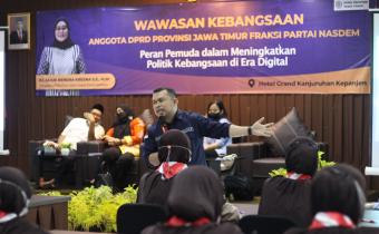 Di Sosialisasi Wawasan Kebangsaan, Hazairin sampaikan Pentingnya Peran Pemuda dalam Menangkal Hoax