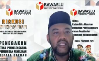 Seri ke-17, Bawaslu se-Jatim Bedah Penegakan Etika Penyelenggara Pemilu