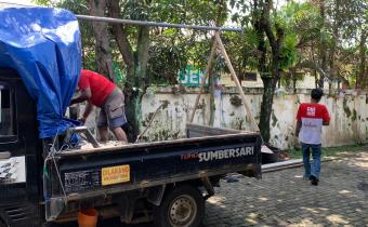 Intensitas Hujan Cukup Tinggi, Bawaslu Lakukan Perbaikan Gedung Kantor