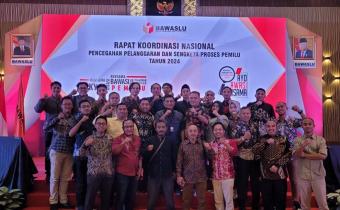 BAWASLU MALANG HADIRI RAPAT KOORDINASI NASIONAL PENCEGAHAN PELANGGARAN DAN SENGKETA PROSES PEMILU TAHUN 2024