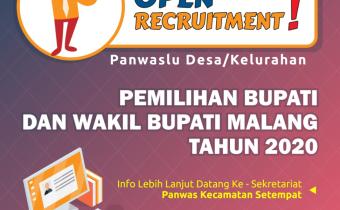 Seleksi Penerimaan Panwaslu Tingkat Desa/Kelurahan pada Pemilihan Bupati dan Wakil Bupati Malang 2020