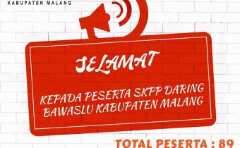 Tahap E-Learning SKPP Daring Bawaslu Dimulai